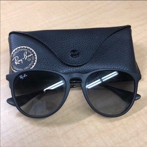 Ray Ban Erika Black Sunglasses